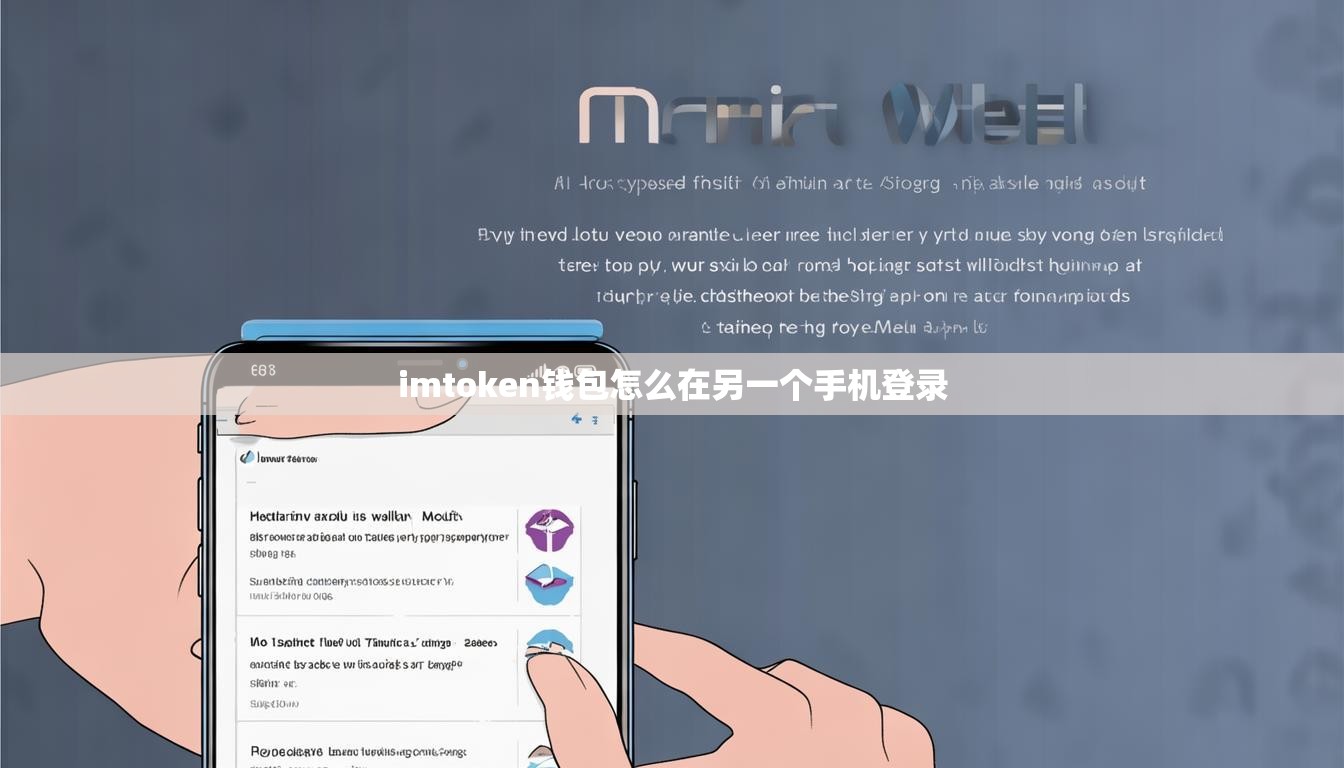 imtoken钱包怎么在另一个手机登录