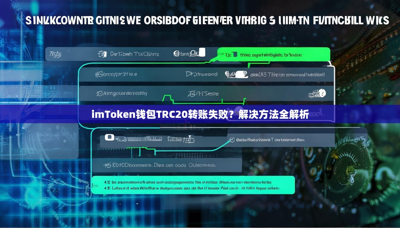 imToken钱包TRC20转账失败?解决方法全解析